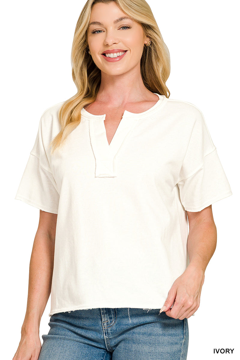 Everyday Raw Edge Tee