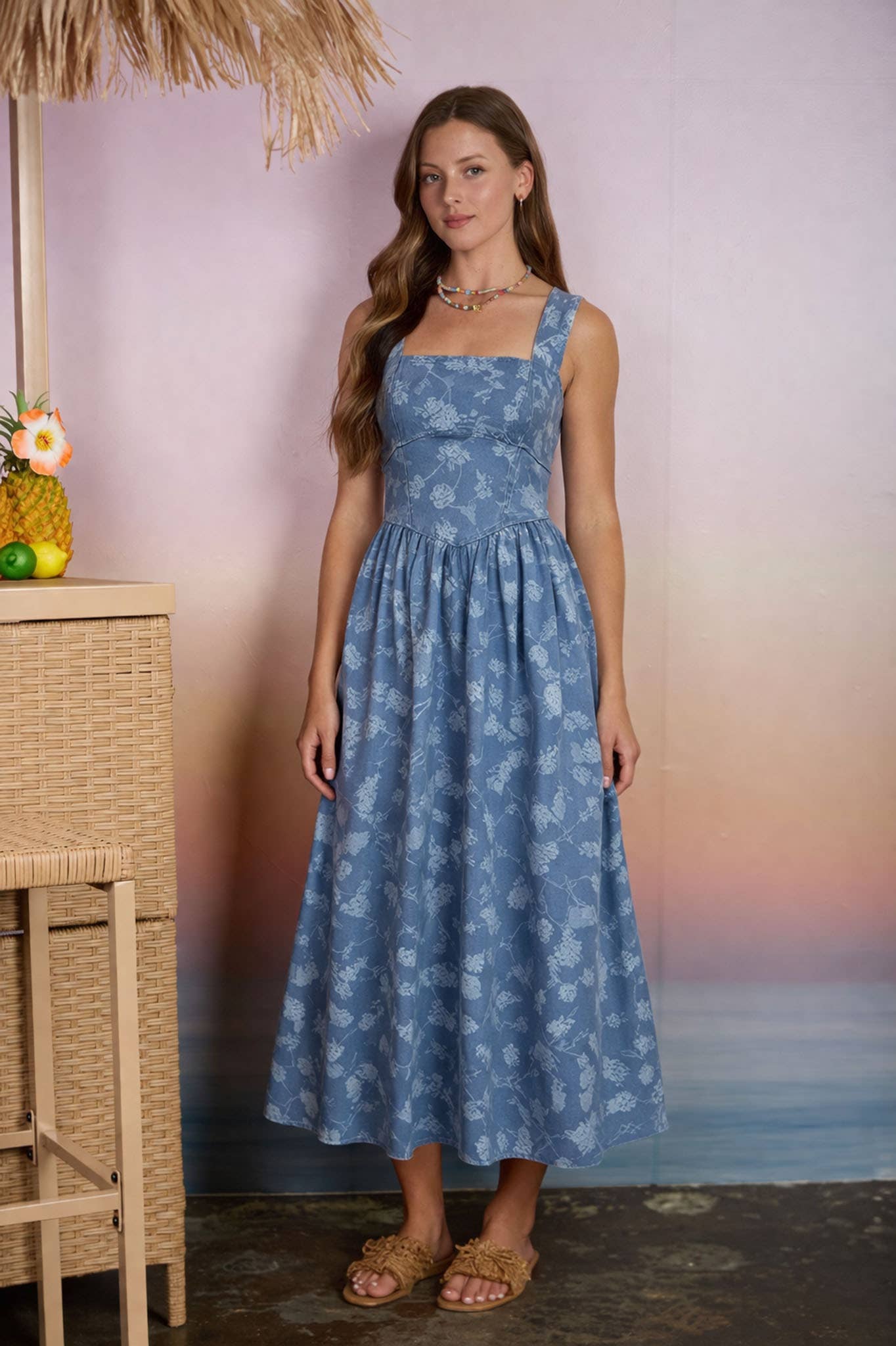 Blue Skies & Grace Denim Dress