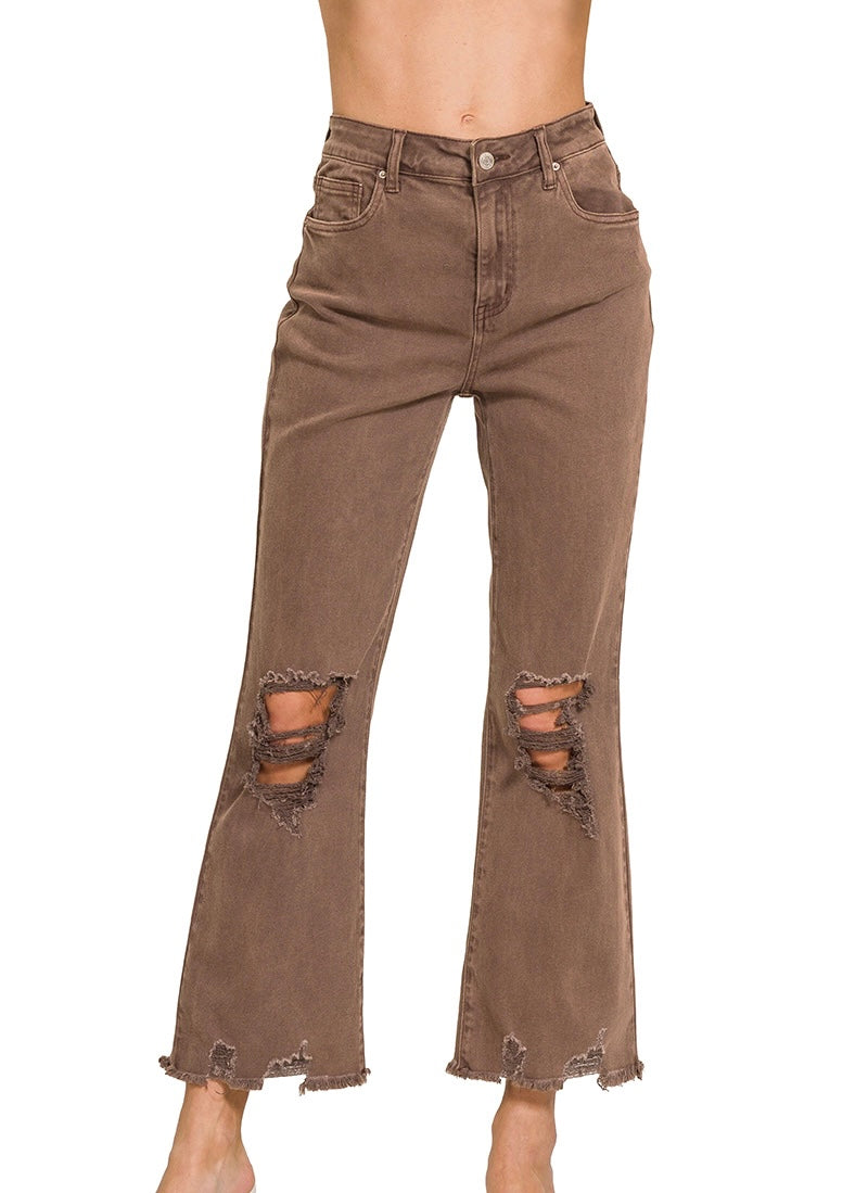 Mocha Mood Denim Jeans