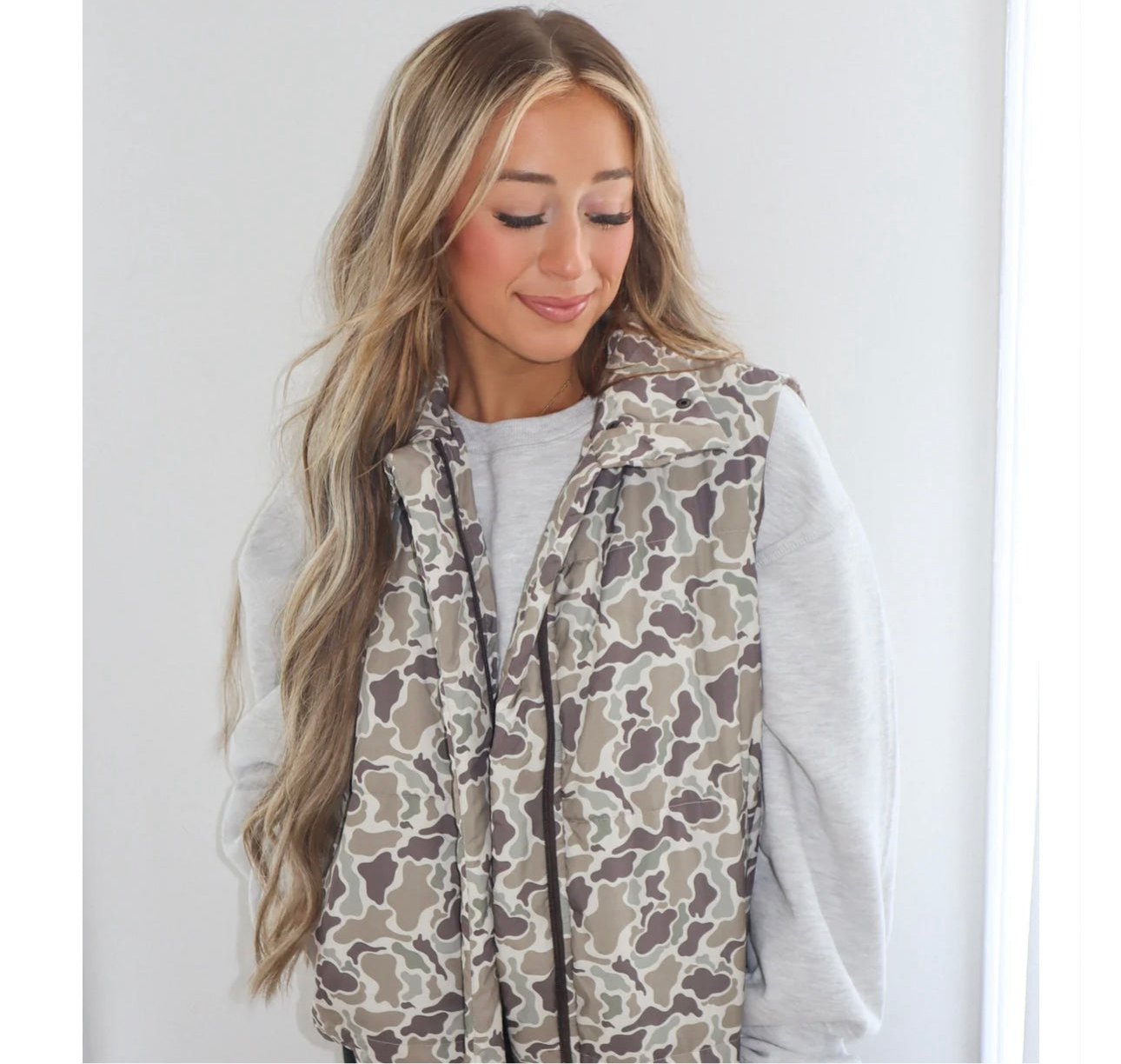 Camo Puffer Vest