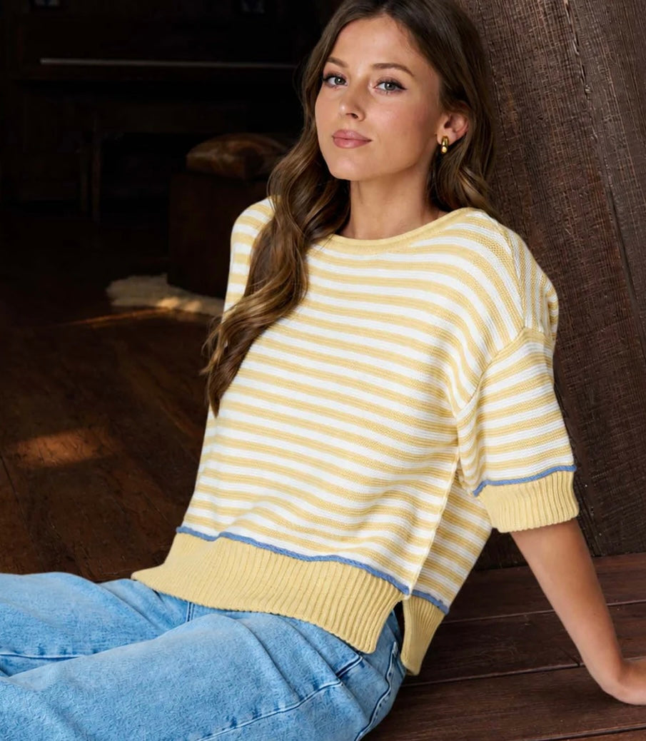 Sunlit Stripes Sweater