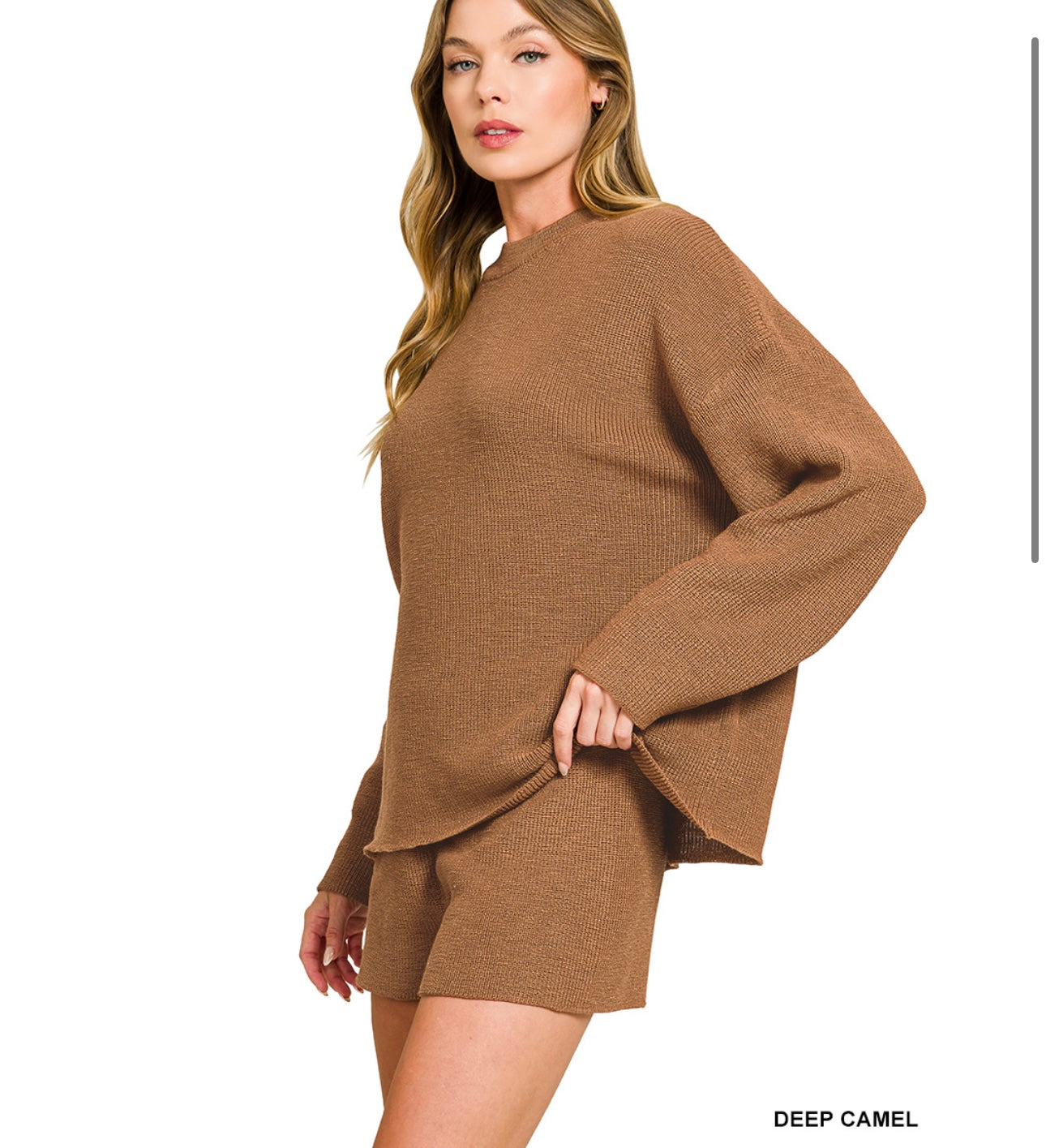 Zenana longsleeve sweater set