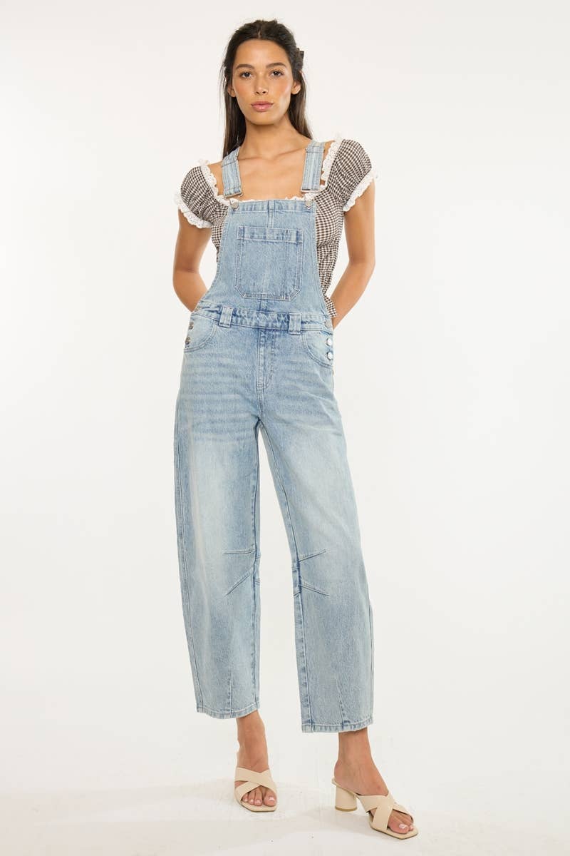 RELAXED BARREL OVERALLS: KANCAN