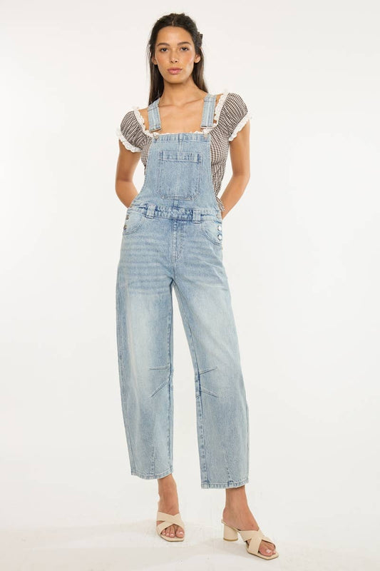 RELAXED BARREL OVERALLS: KANCAN