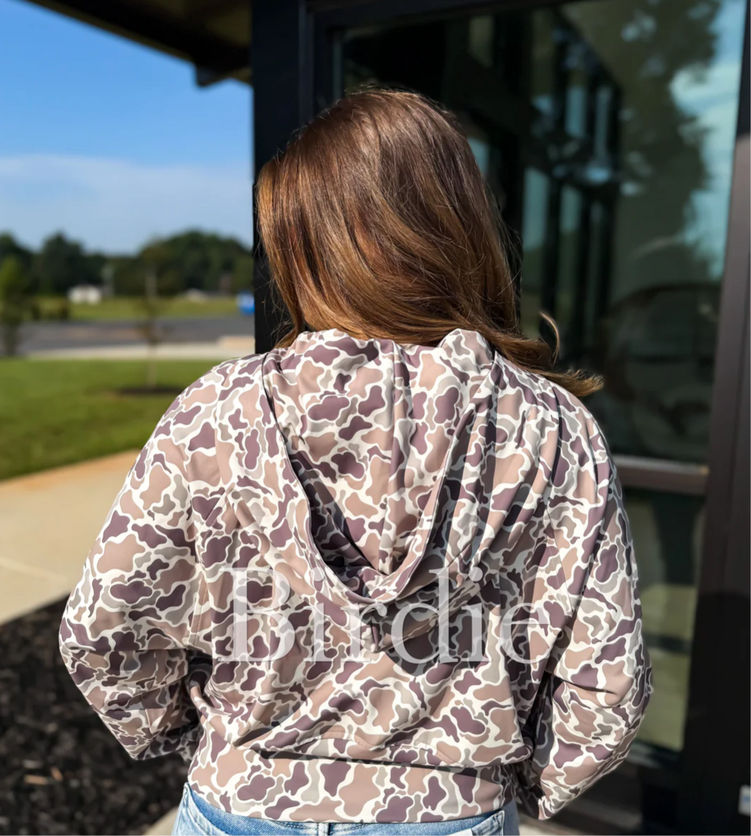 Duck Camo 1/4 Zip Hoodie               PRE ORDER
