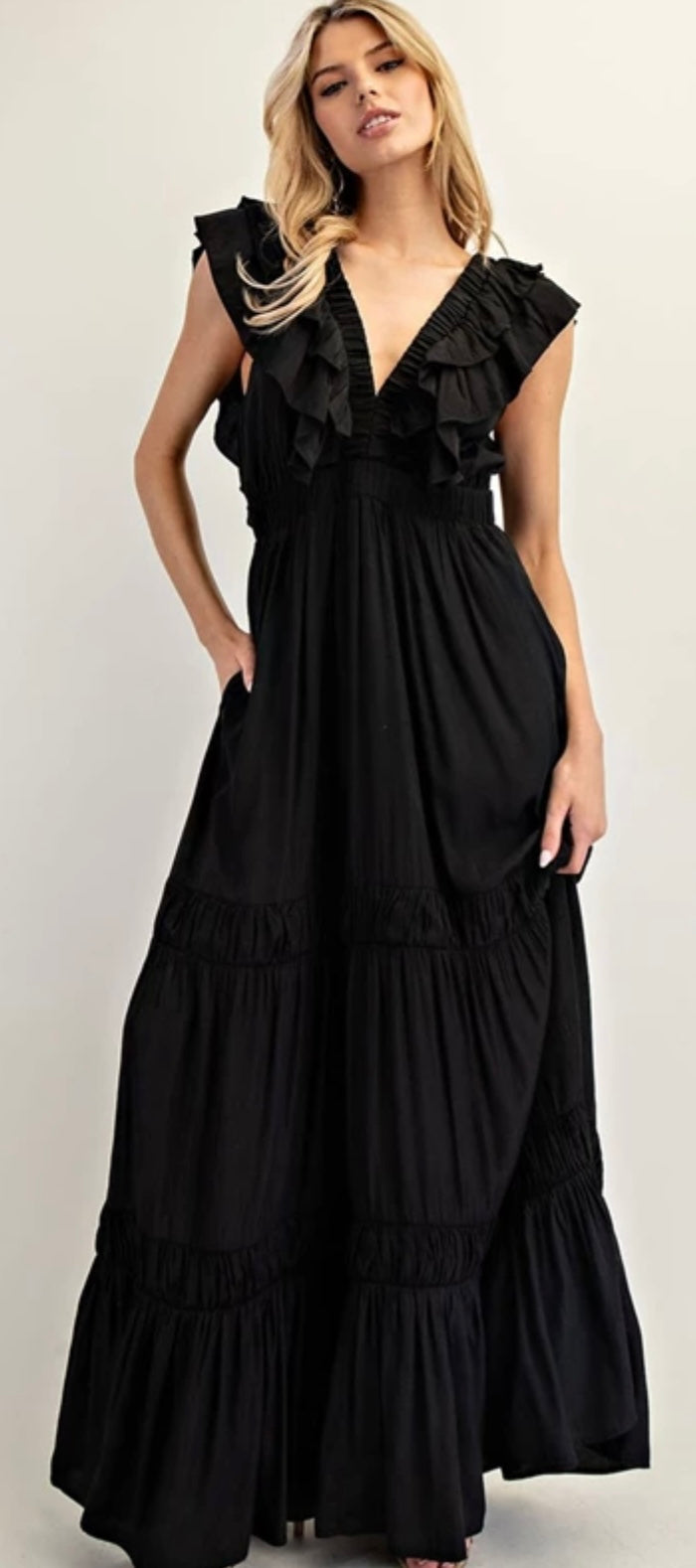 Ruffle Tiered Maxi Dress