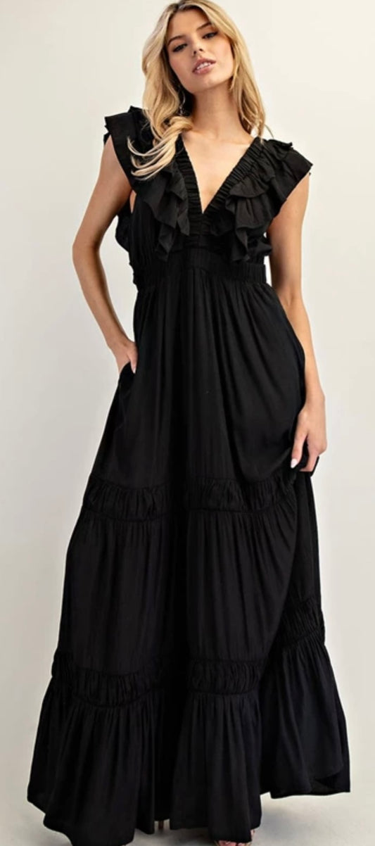 Ruffle Tiered Maxi Dress