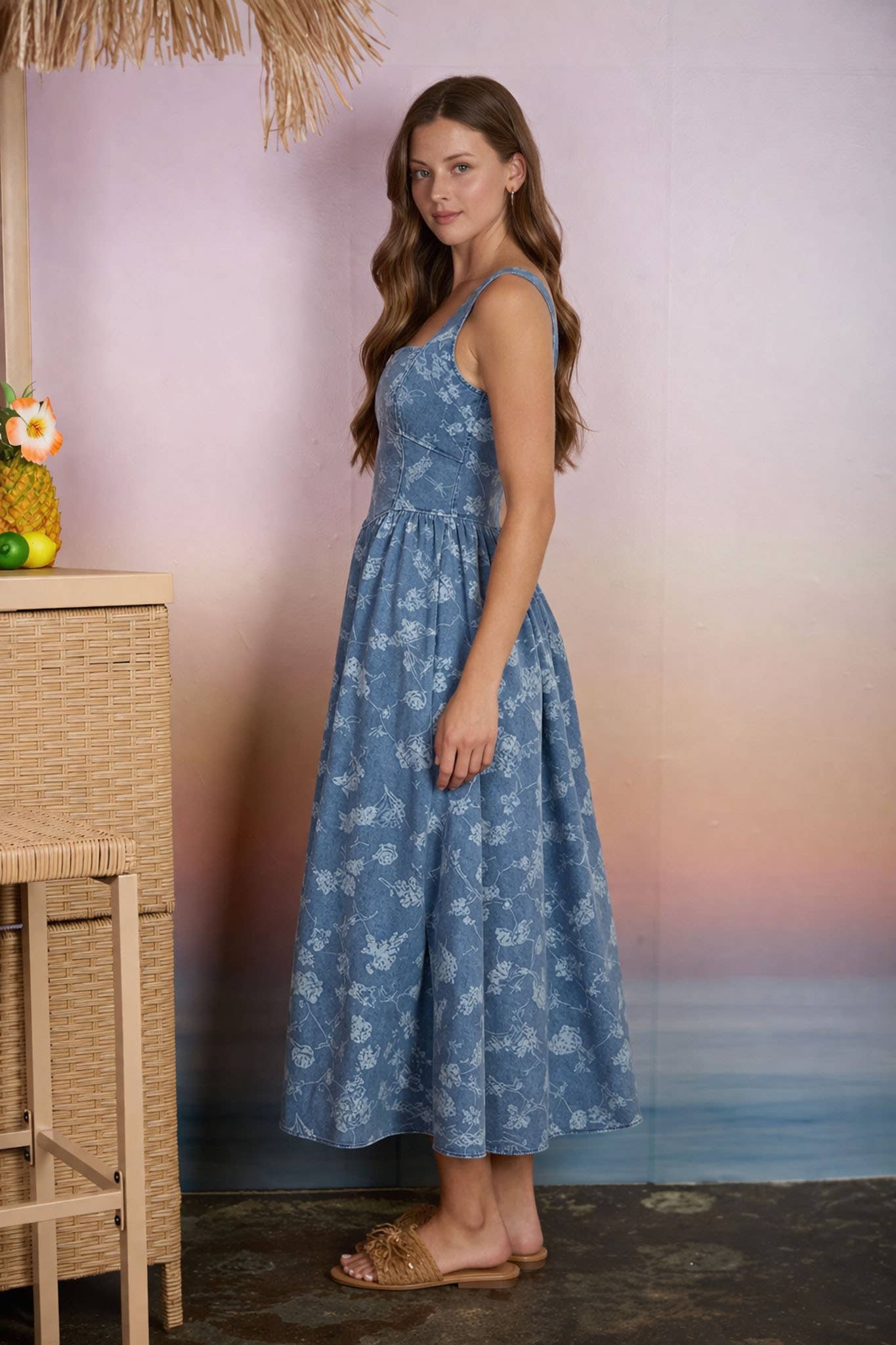 Blue Skies & Grace Denim Dress
