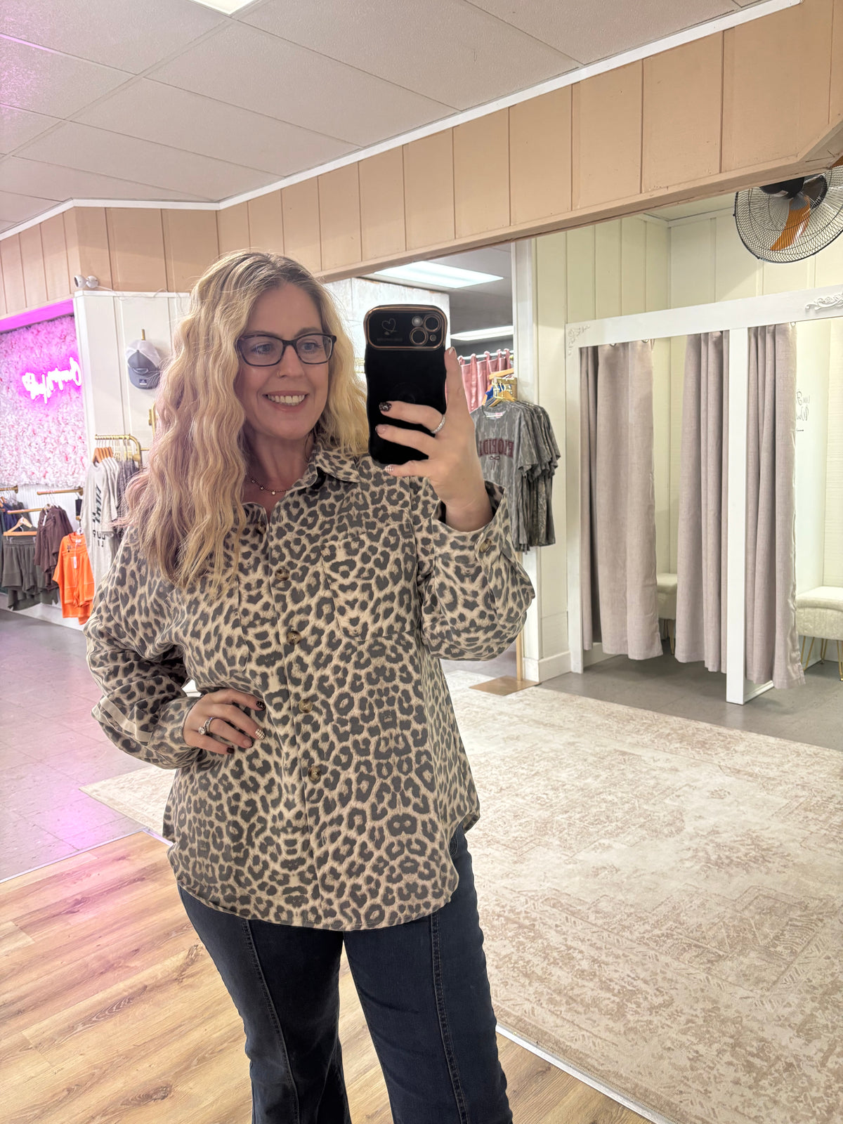 Mocha Wild Leopard Shacket