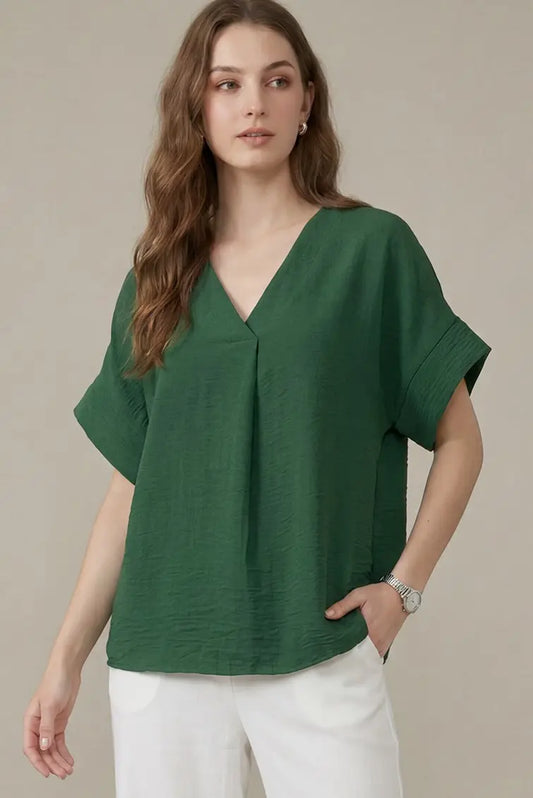Evergreen Ease Blouse