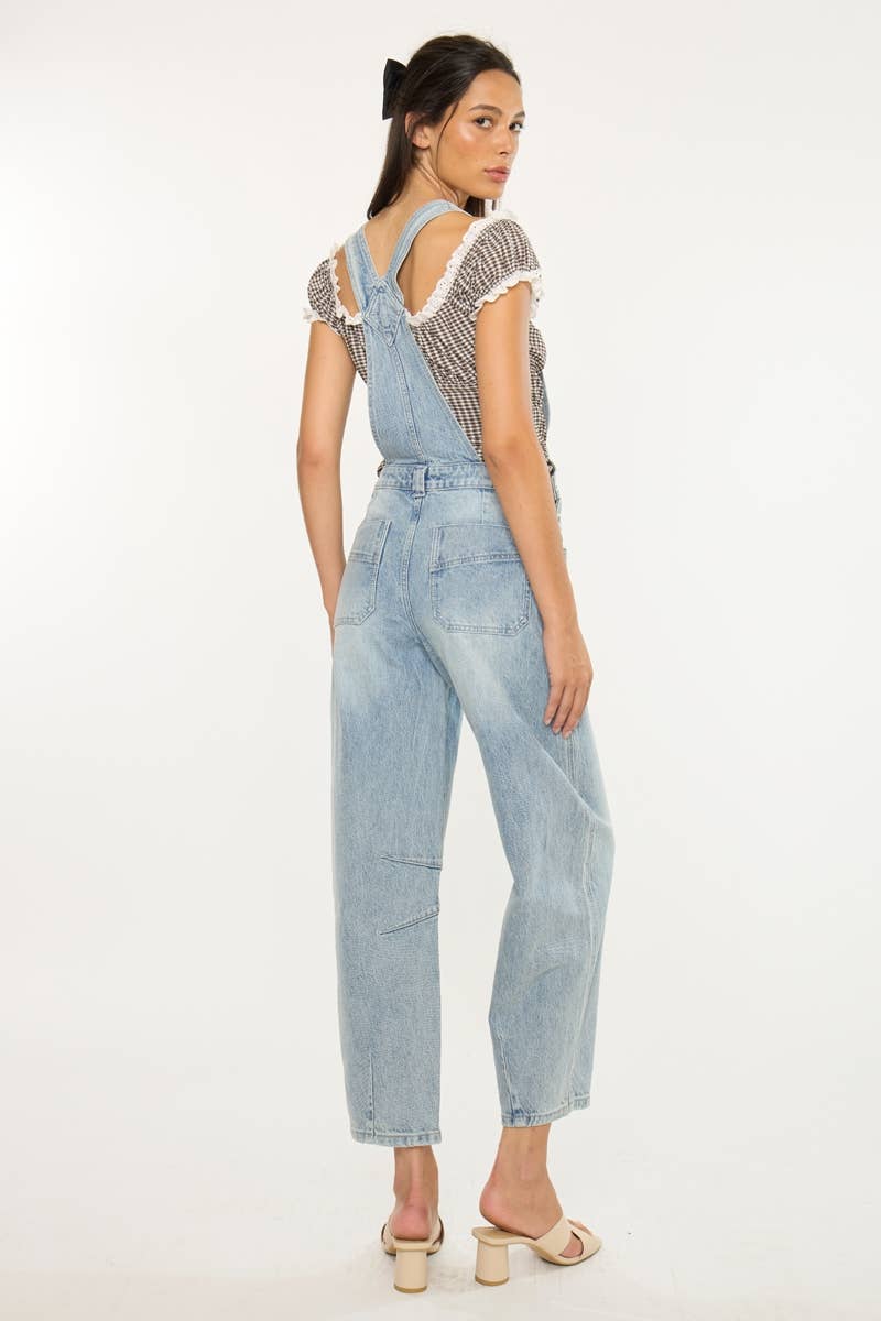 RELAXED BARREL OVERALLS: KANCAN