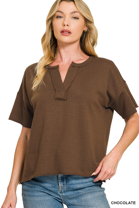 Everyday Raw Edge Tee