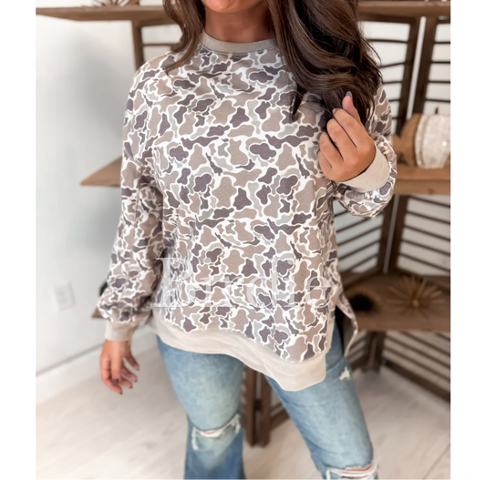Duck Camo Pullover