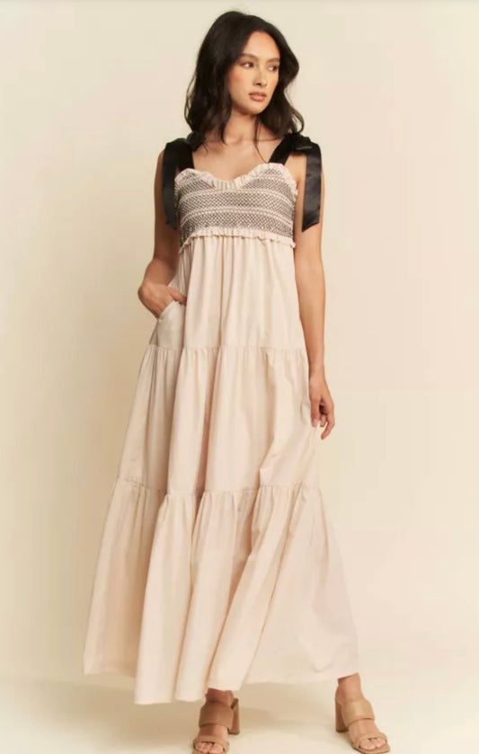 Boho Bliss Bow Maxi