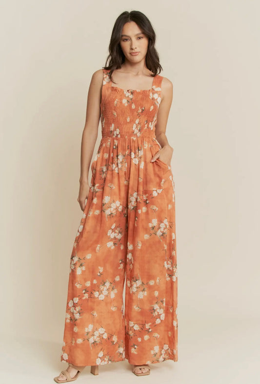 Full Bloom Floral Jumpsuit