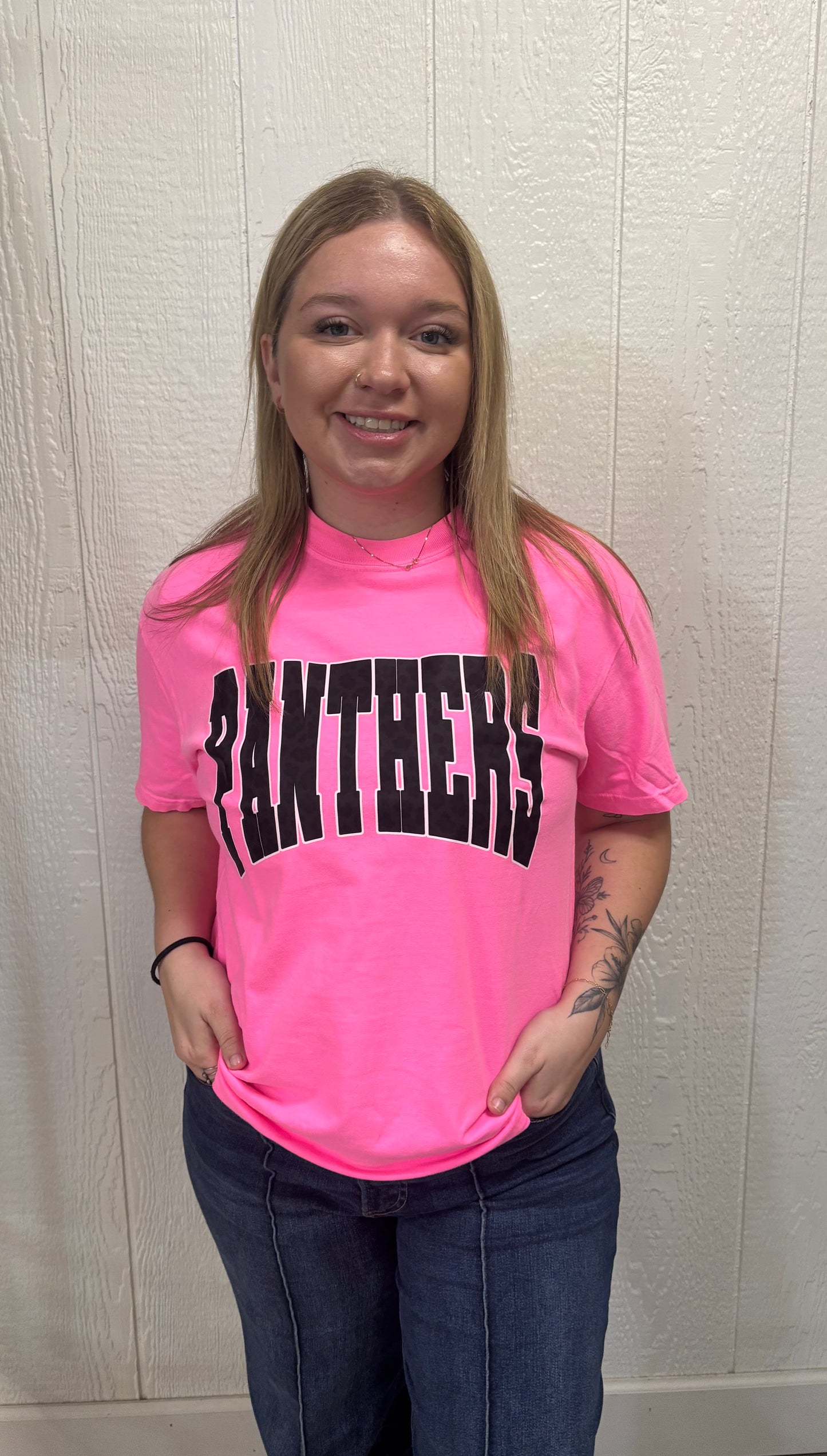 Panthers Leopard Tee