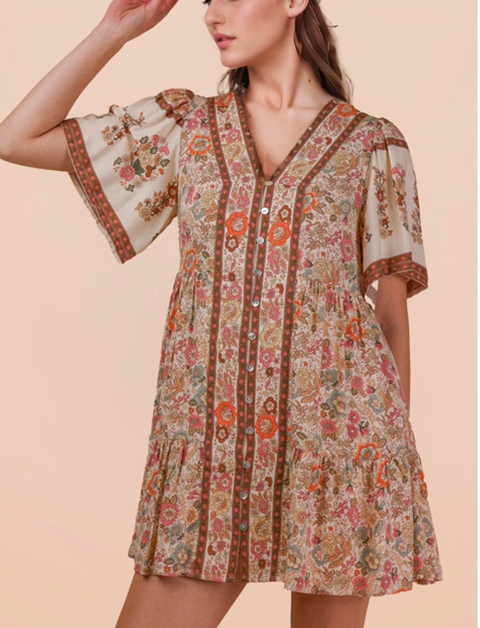 Rust & Bloom Dress