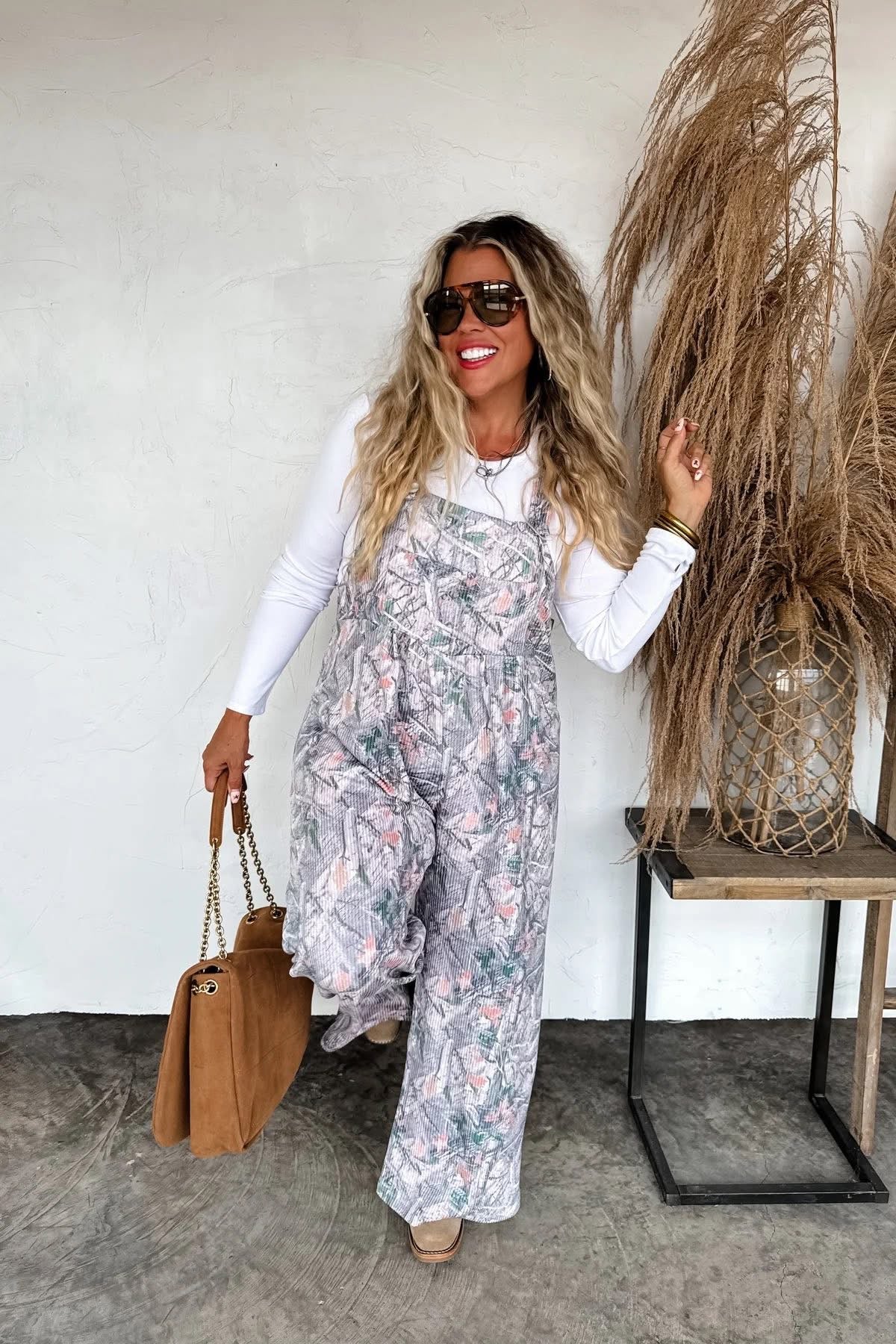 PRE ORDER FALL PRINT KARLI OVERALLS (Eta early Nov)