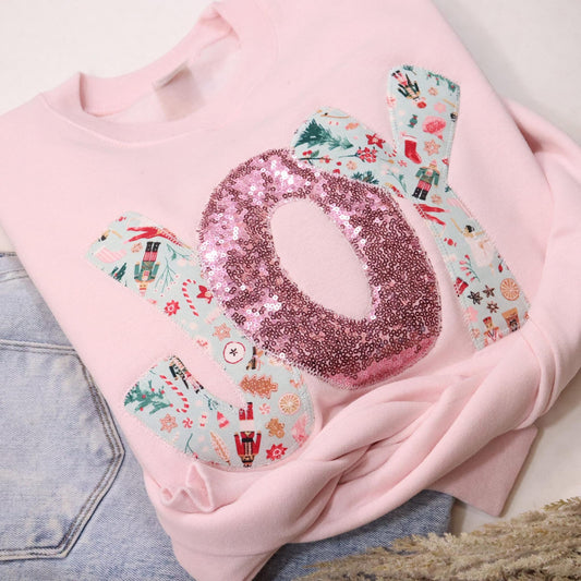 JOY Embroidered Sweatshirt