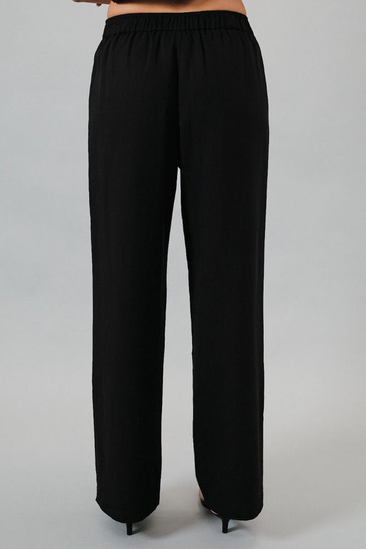 HIGH RISE BLACK PANTS
