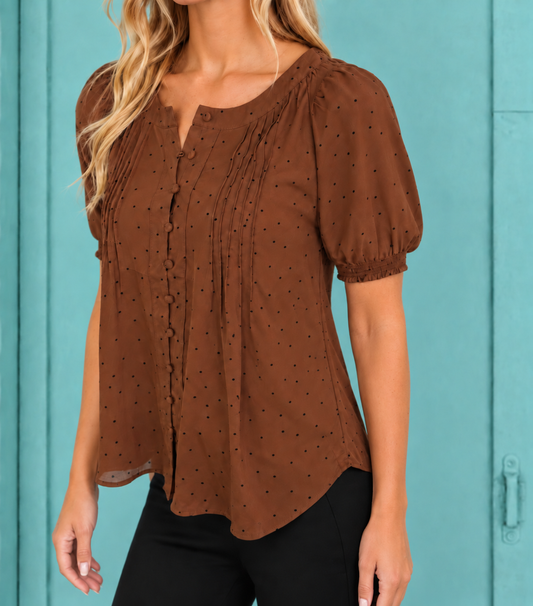 Mocha Dot Top