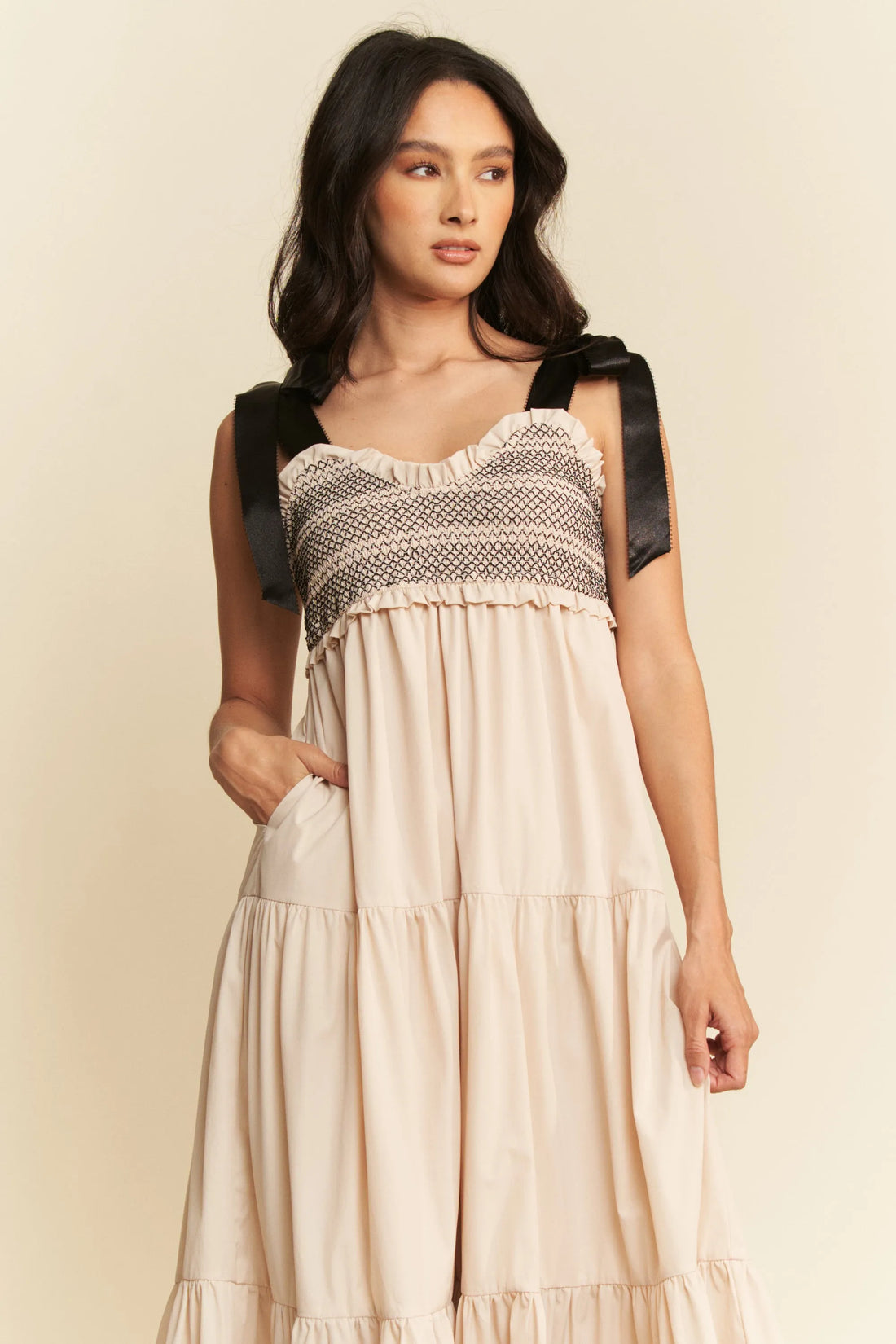 Boho Bliss Bow Maxi