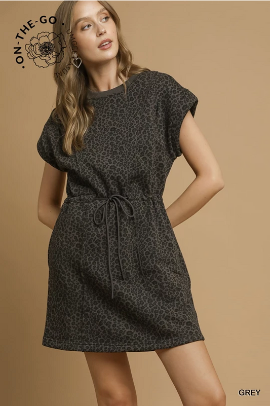 Effortless Wild Leopard Mini Dress