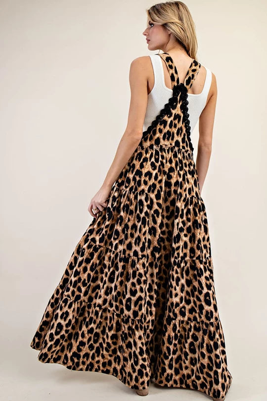 Cheetah Printed Wide Leg Jumpsuit ✨