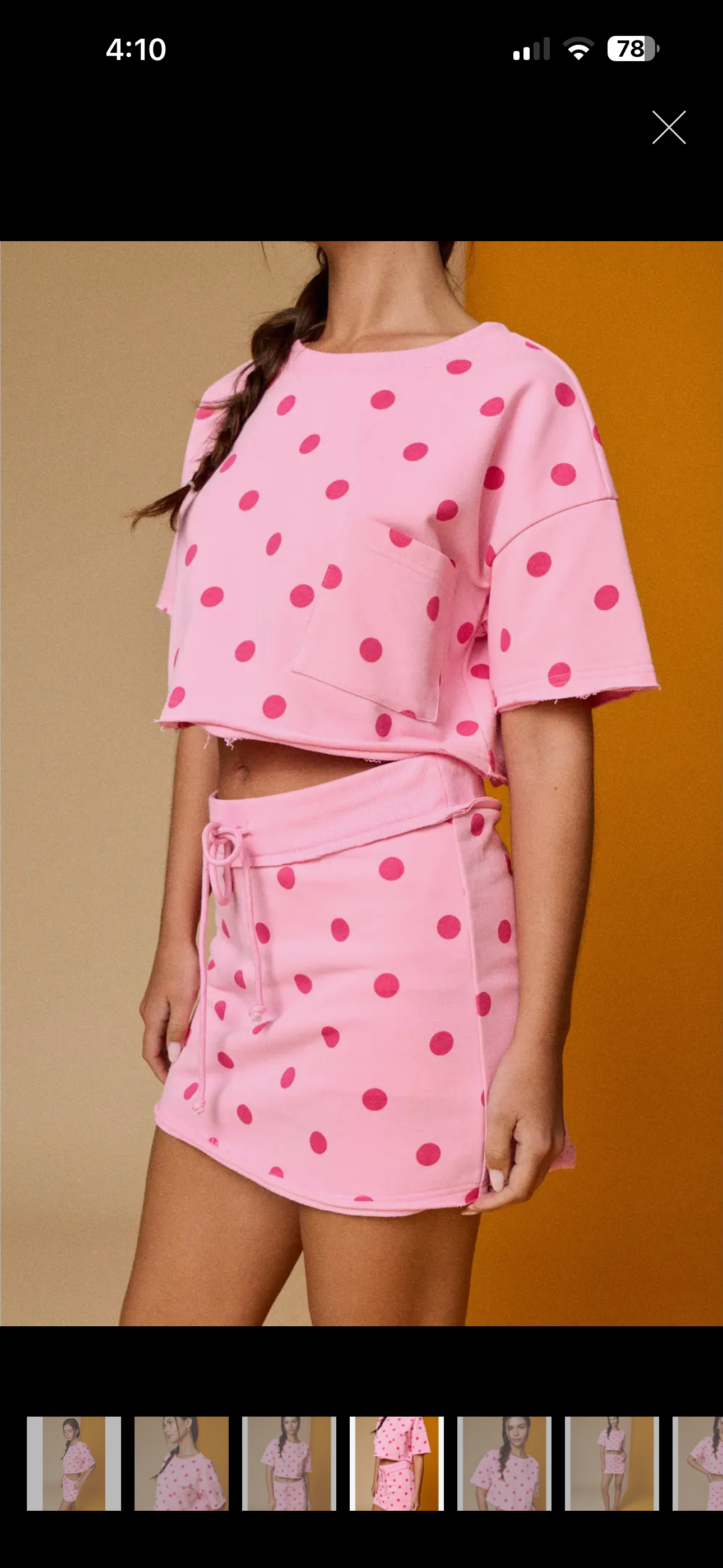 Pink Polkadot Set