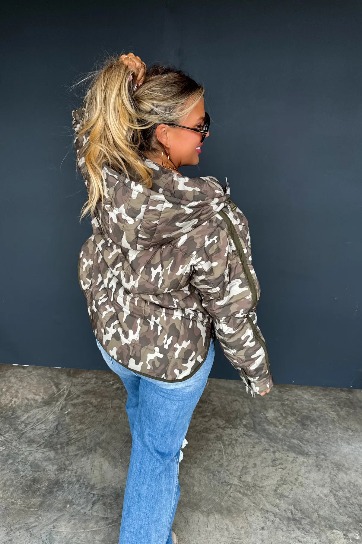 PRE ORDER PRINT PUFFER JACKET