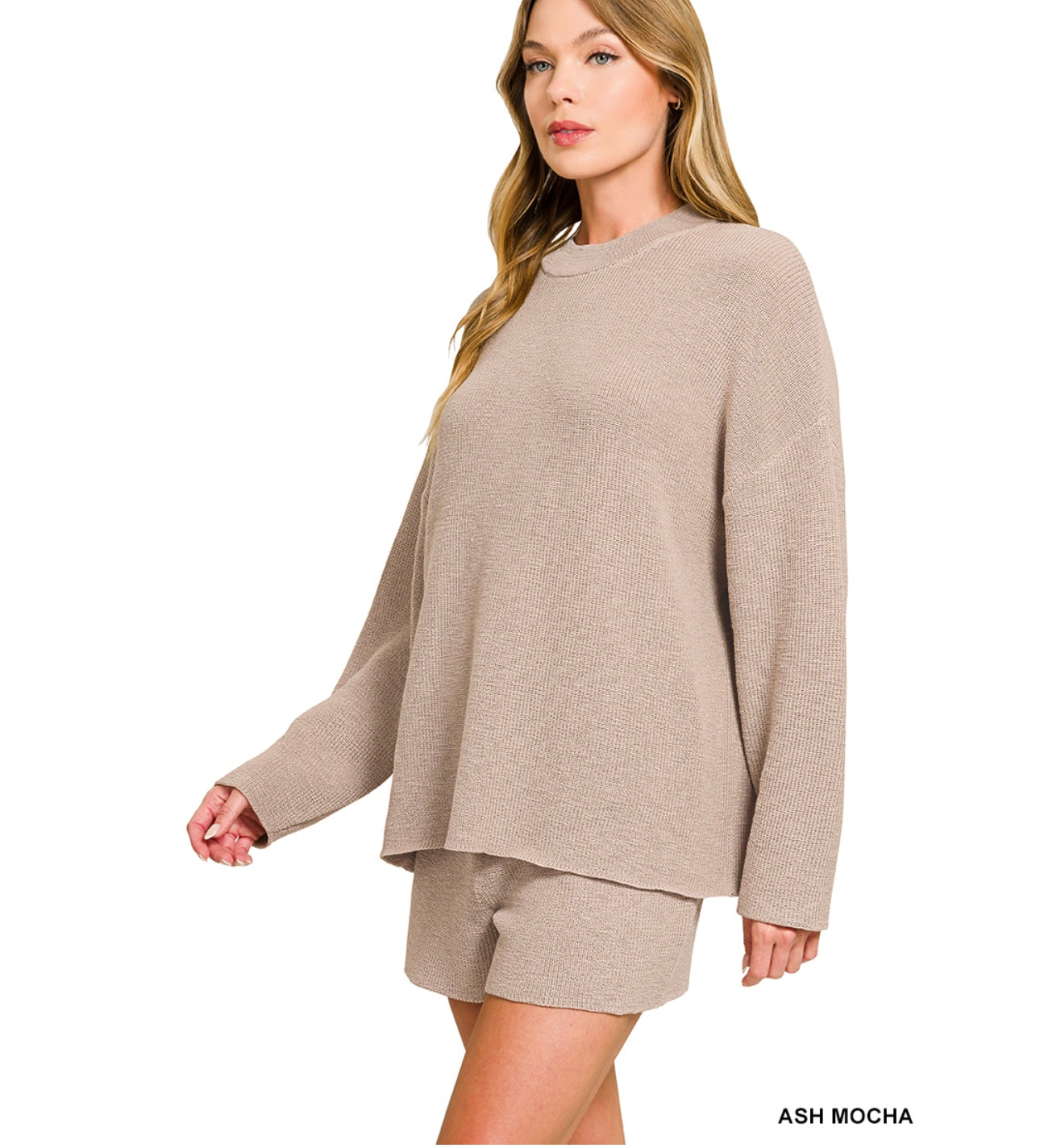 Zenana longsleeve sweater set