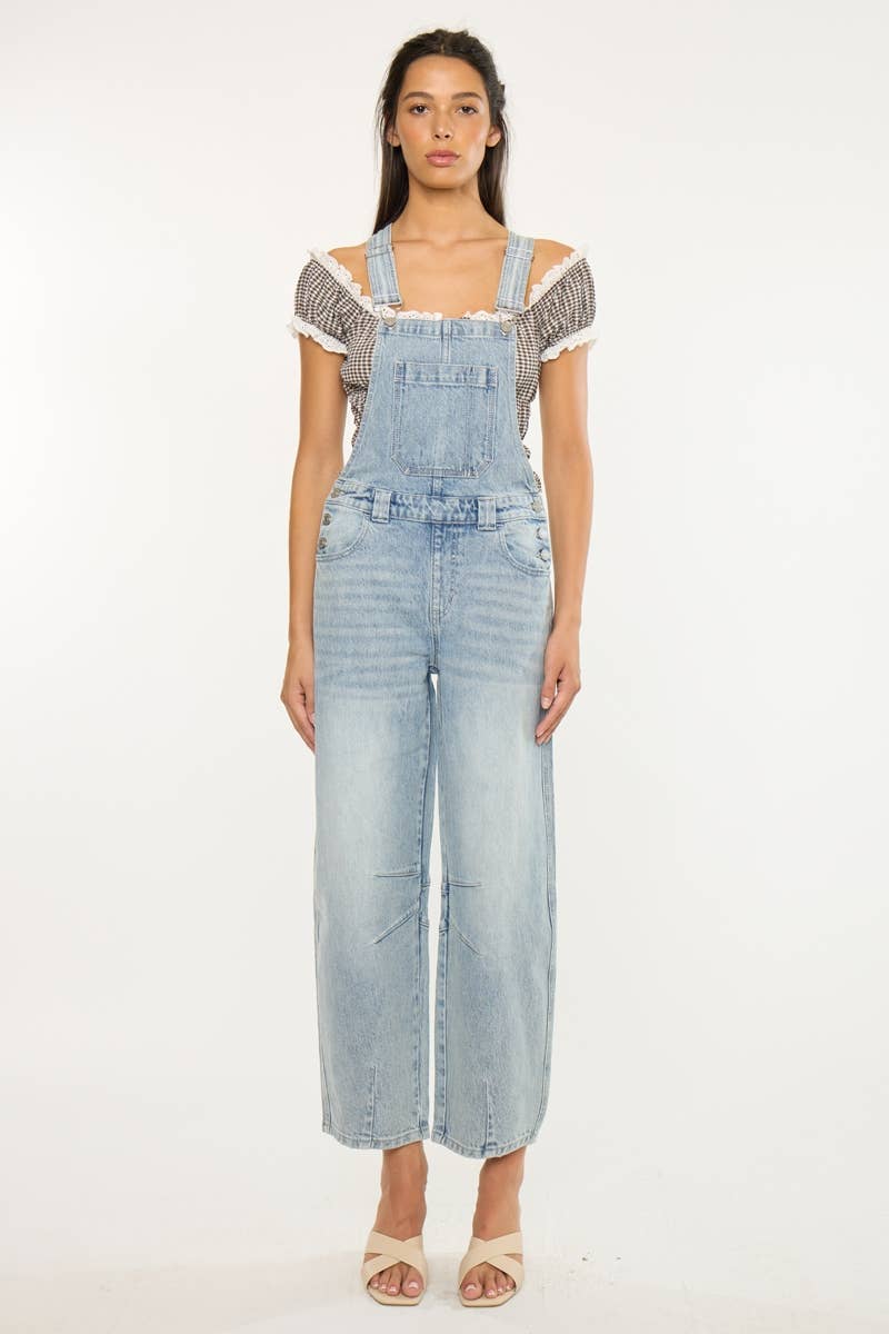 RELAXED BARREL OVERALLS: KANCAN