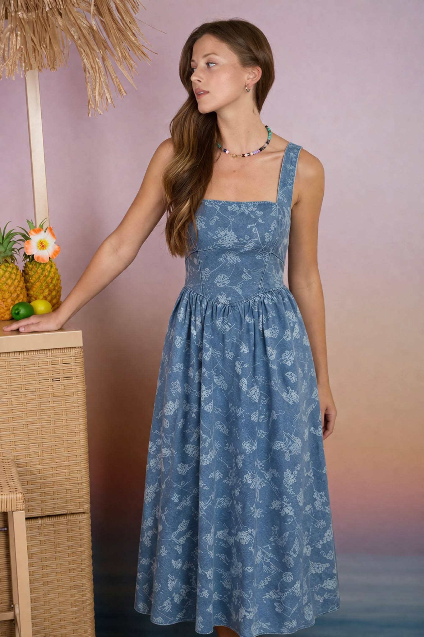 Blue Skies & Grace Denim Dress