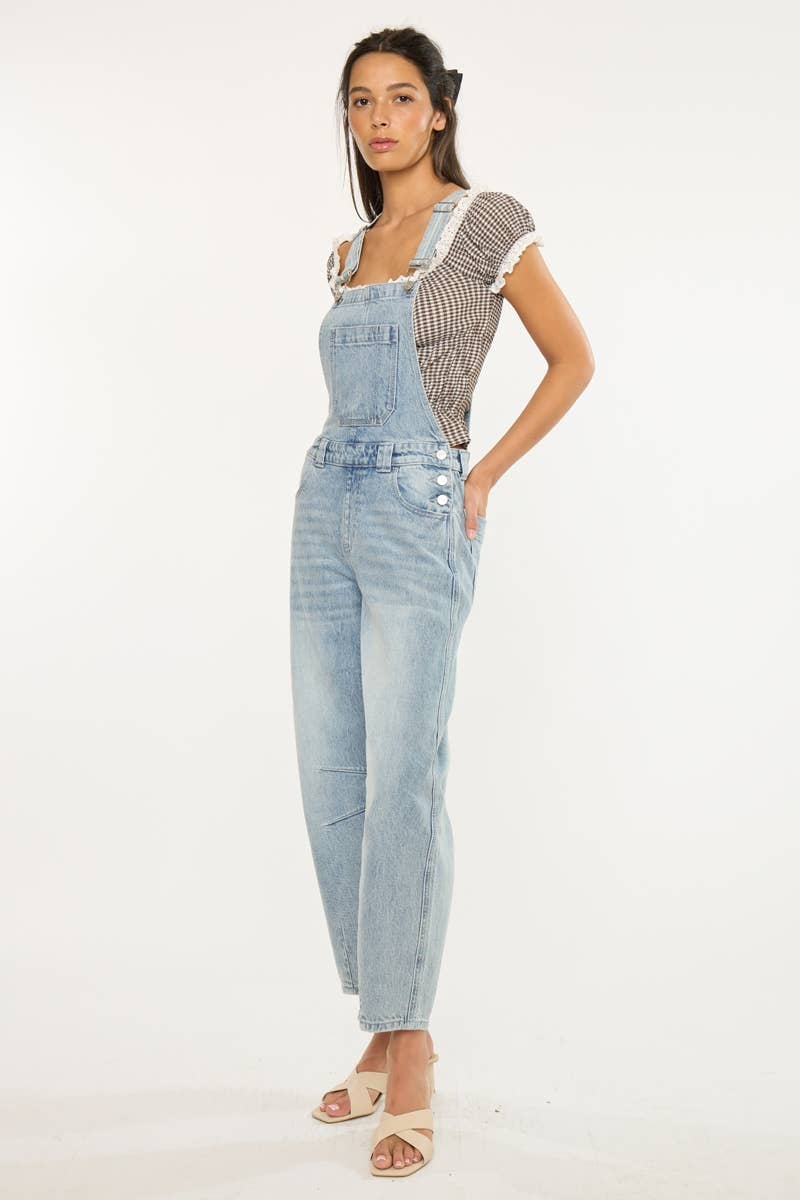 RELAXED BARREL OVERALLS: KANCAN