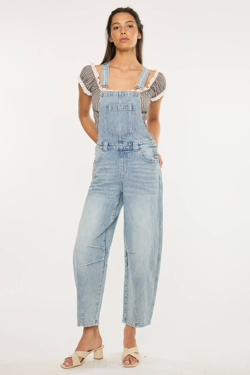 RELAXED BARREL OVERALLS: KANCAN